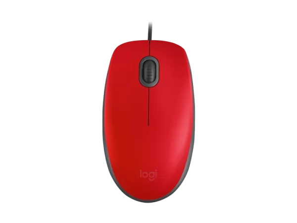 Logitech M110 Silent Wireless Mouse Red
