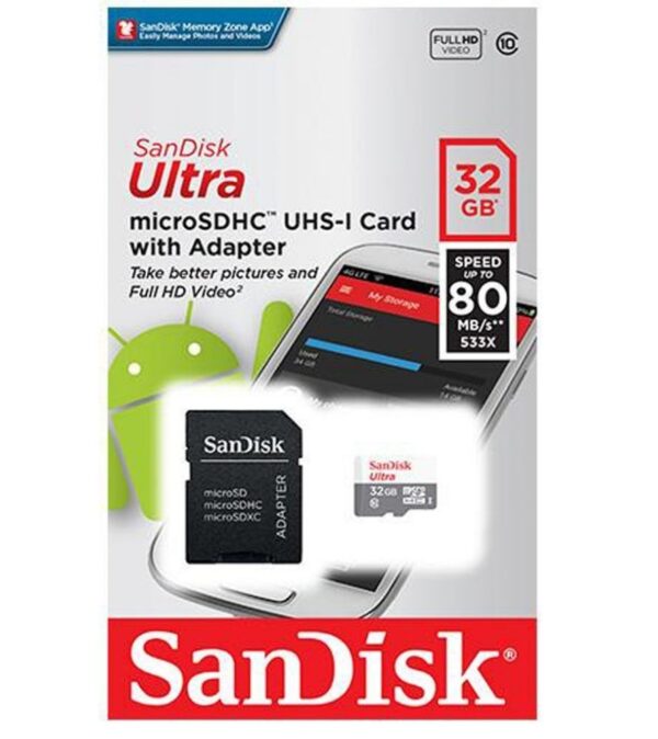 SanDisk 32GB Ultra MicroSDHC Class 10 TF Flash SDHC Memory Card mobile 100Mbs