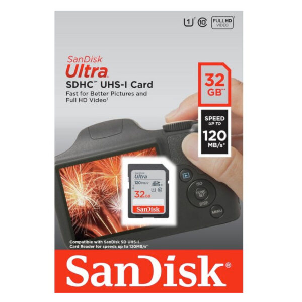 SanDisk Ultra 32 GB SD SDHC Memory Card