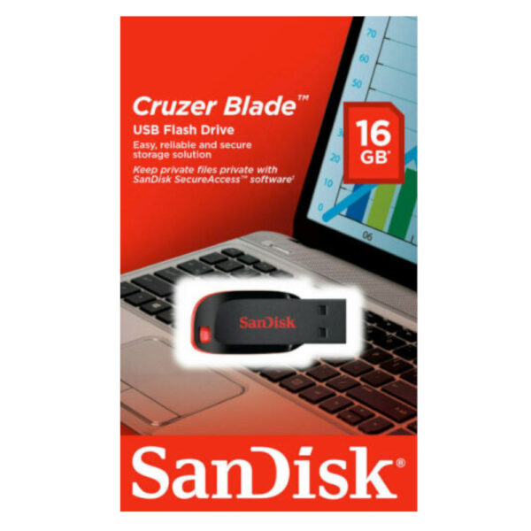 Sandisk Cruzer Blade 16GB USB 2 0 Flash Drive