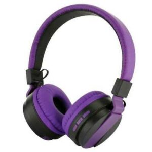 Audio Elite FM Radio Wireless Bluetooth Headphones nv 05016 Purple