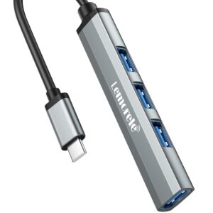 Lemorele USB C Hub 4 Port USB 3 0 Hub