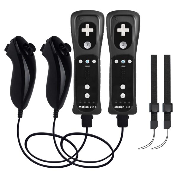 Techken Wii Remote & Nunchuck Black