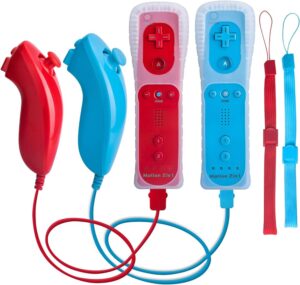 Techken Wii Remote & Nunchuck Blue